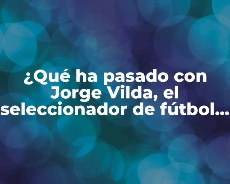 ¿Qué ha pasado con Jorge Vilda, el seleccionador de fútbol español?