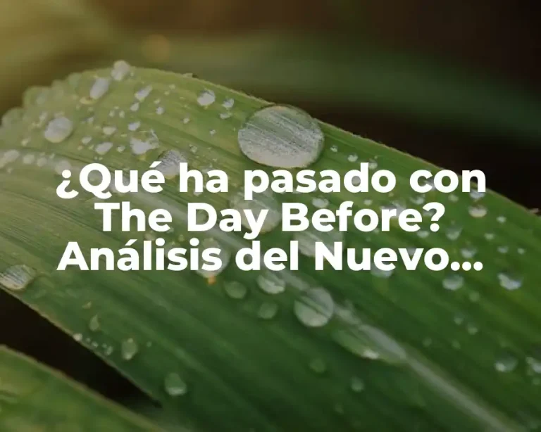 ¿Qué ha pasado con The Day Before? Análisis del Nuevo Juego de Supervivencia