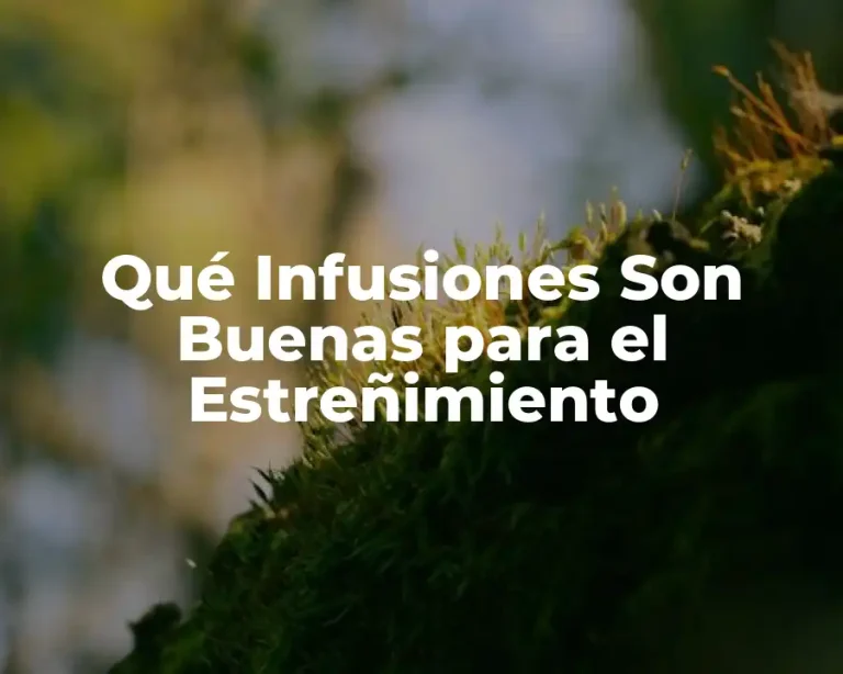 Qué Infusiones Son Buenas para el Estreñimiento