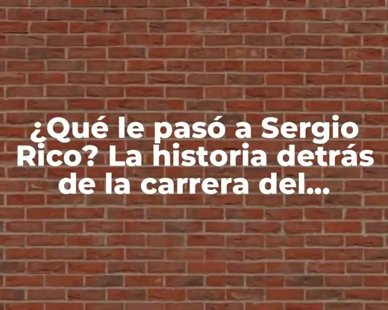 ¿Qué le pasó a Sergio Rico? La historia detrás de la carrera del portero español