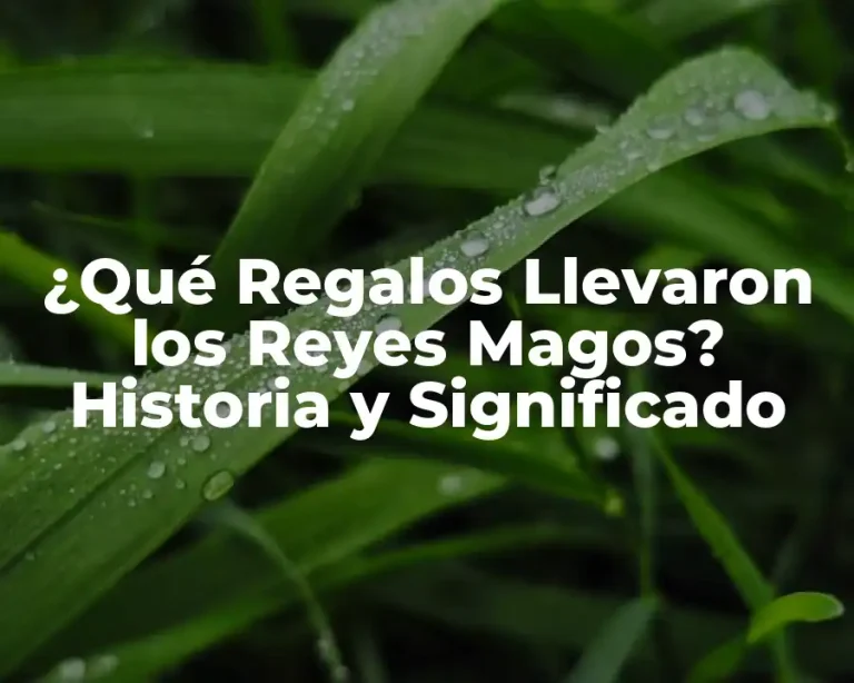 ¿Qué Regalos Llevaron los Reyes Magos? Historia y Significado
