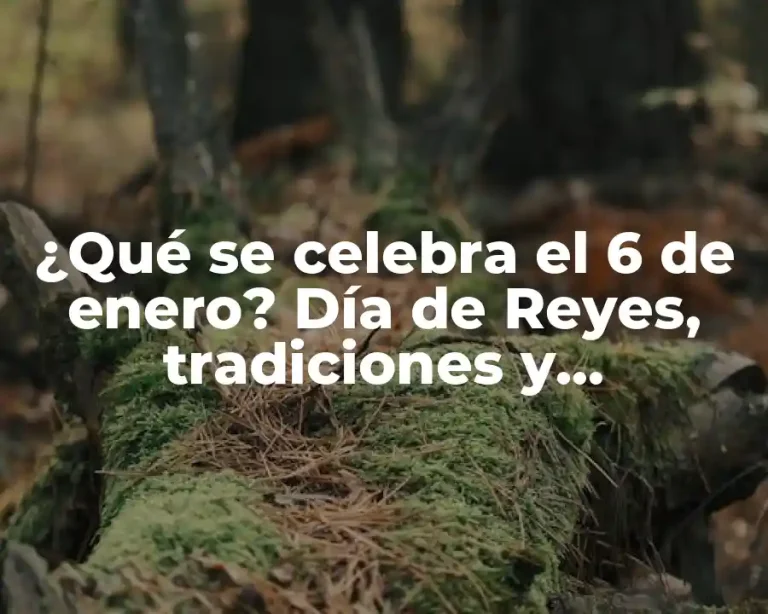 ¿Qué se celebra el 6 de enero? Día de Reyes, tradiciones y significado