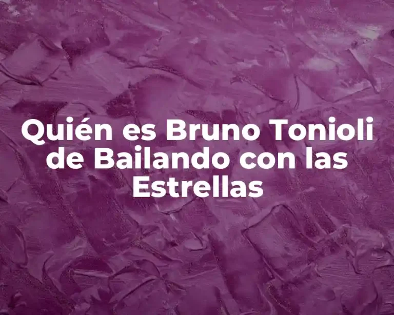 Quién es Bruno Tonioli de Bailando con las Estrellas