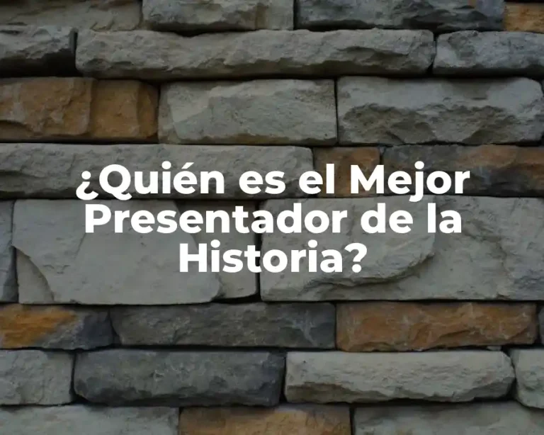 ¿Quién es el Mejor Presentador de la Historia?
