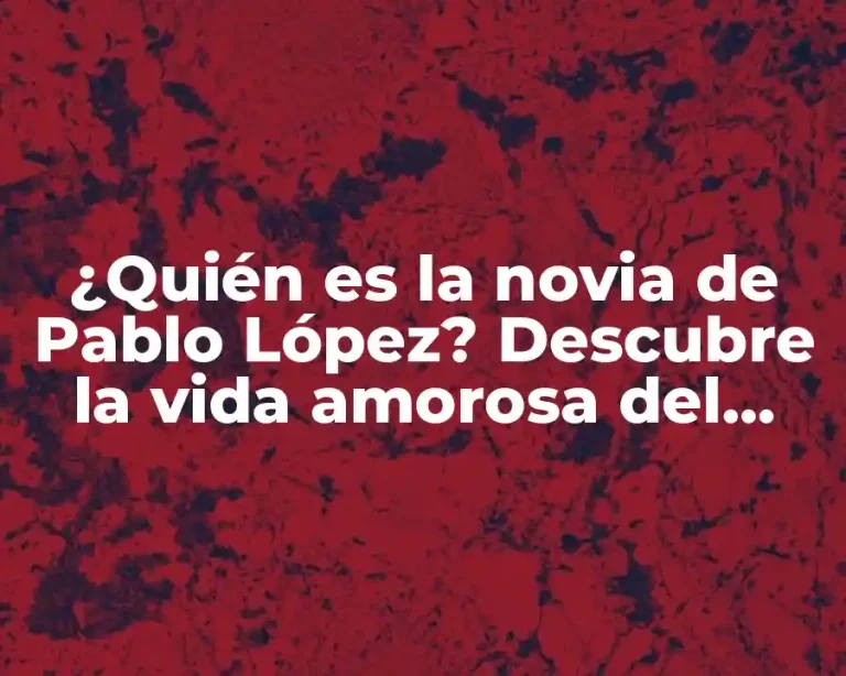 ¿Quién es la novia de Pablo López? Descubre la vida amorosa del famoso beisbolista