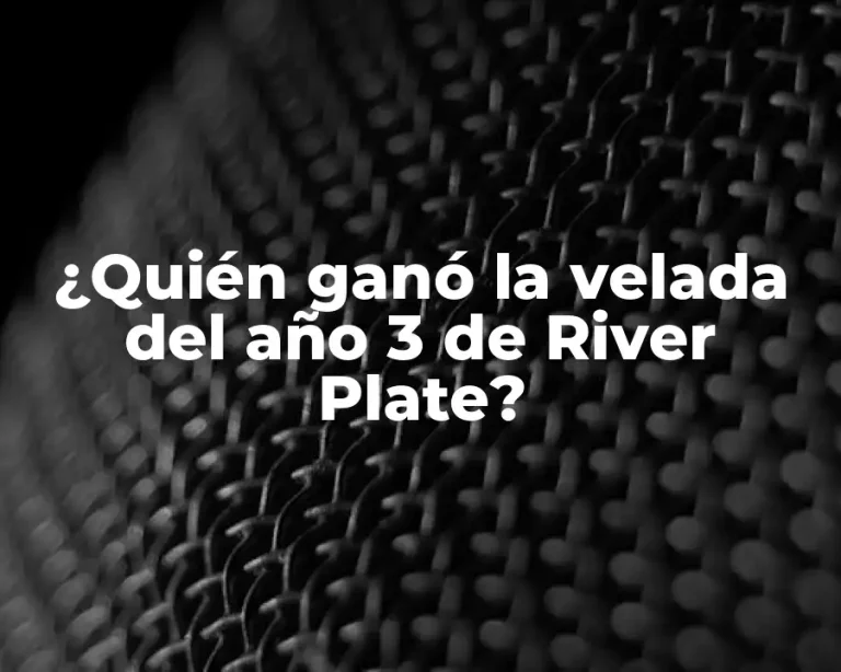 ¿Quién ganó la velada del año 3 de River Plate?