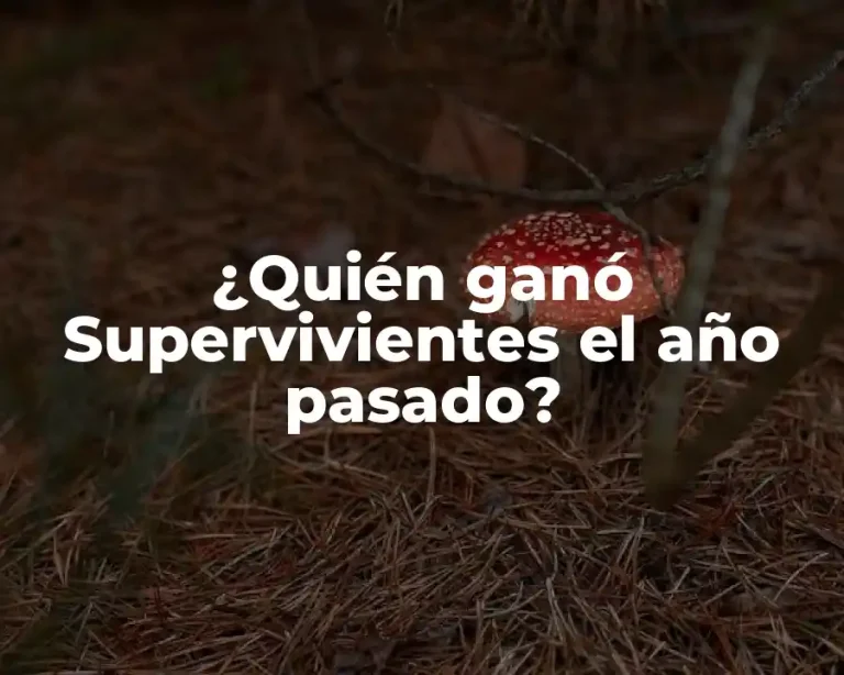 ¿Quién ganó Supervivientes el año pasado?