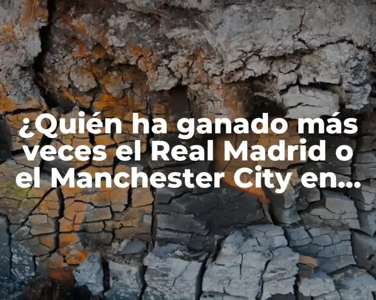 ¿Quién ha ganado más veces el Real Madrid o el Manchester City en Europa?
