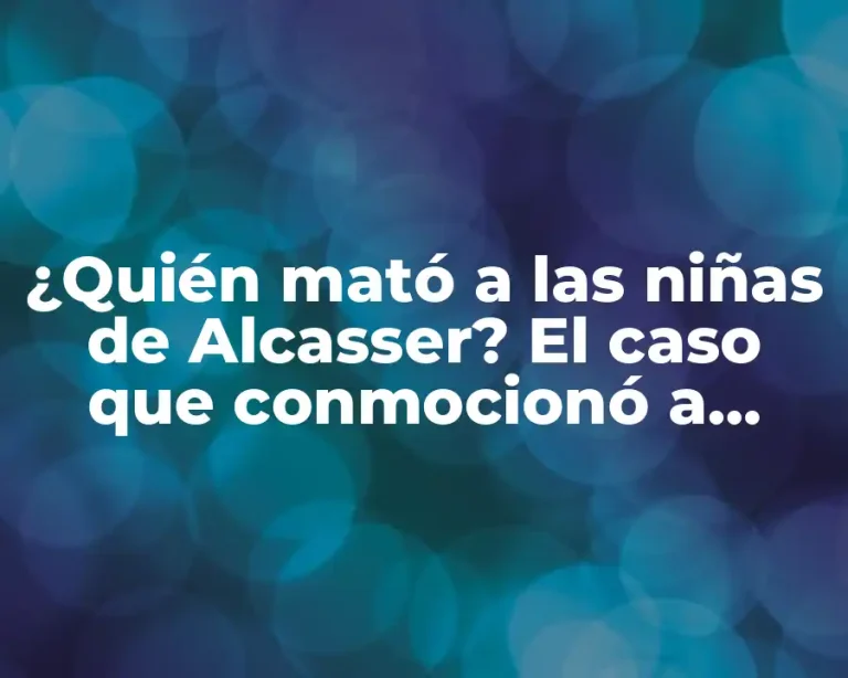 ¿Quién mató a las niñas de Alcasser? El caso que conmocionó a España en 1992