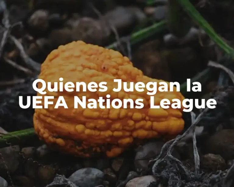 Quienes Juegan la UEFA Nations League