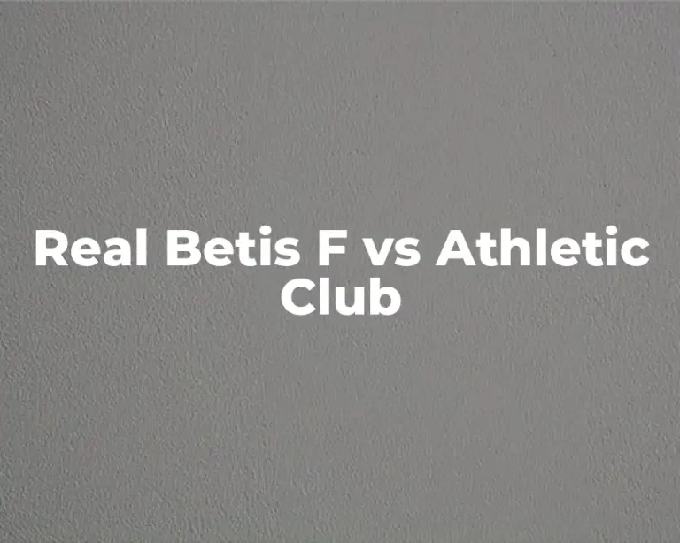 Real Betis F vs Athletic Club