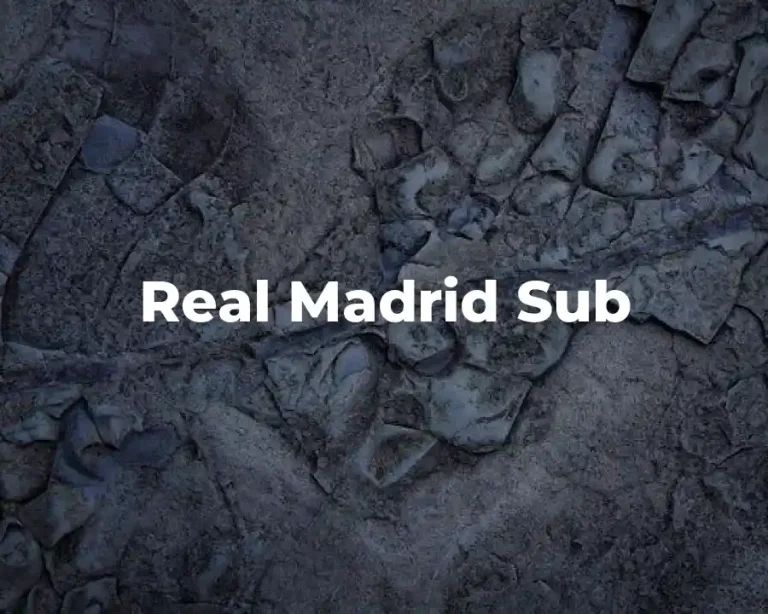 Real Madrid Sub