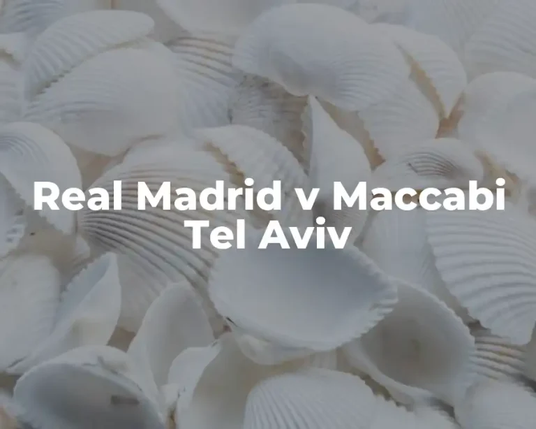 Real Madrid v Maccabi Tel Aviv