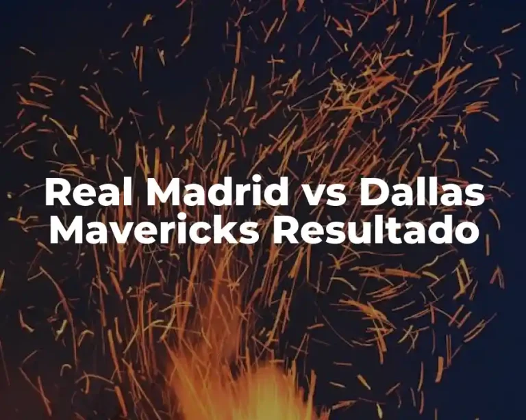 Real Madrid vs Dallas Mavericks Resultado