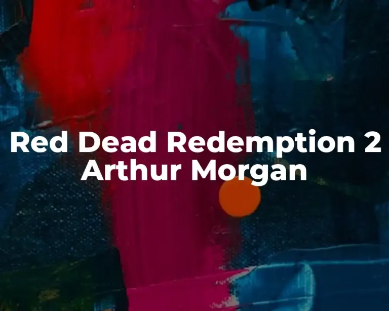 Red Dead Redemption 2 Arthur Morgan