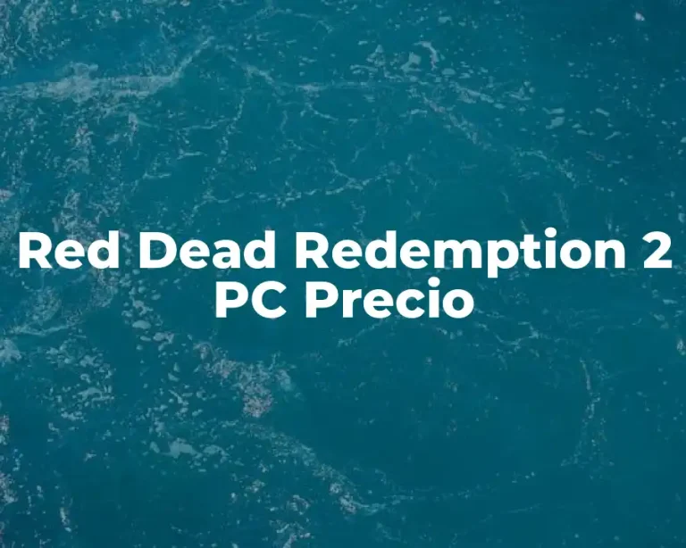 Red Dead Redemption 2 PC Precio