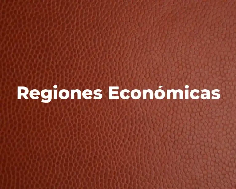 Regiones Económicas