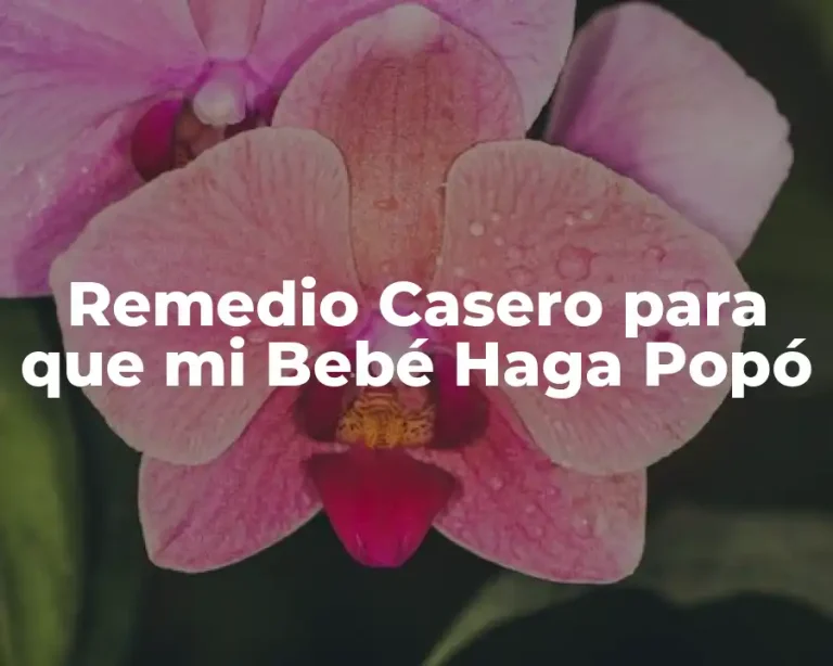 Remedio Casero para que mi Bebé Haga Popó