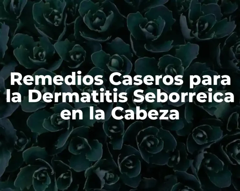 Remedios Caseros para la Dermatitis Seborreica en la Cabeza