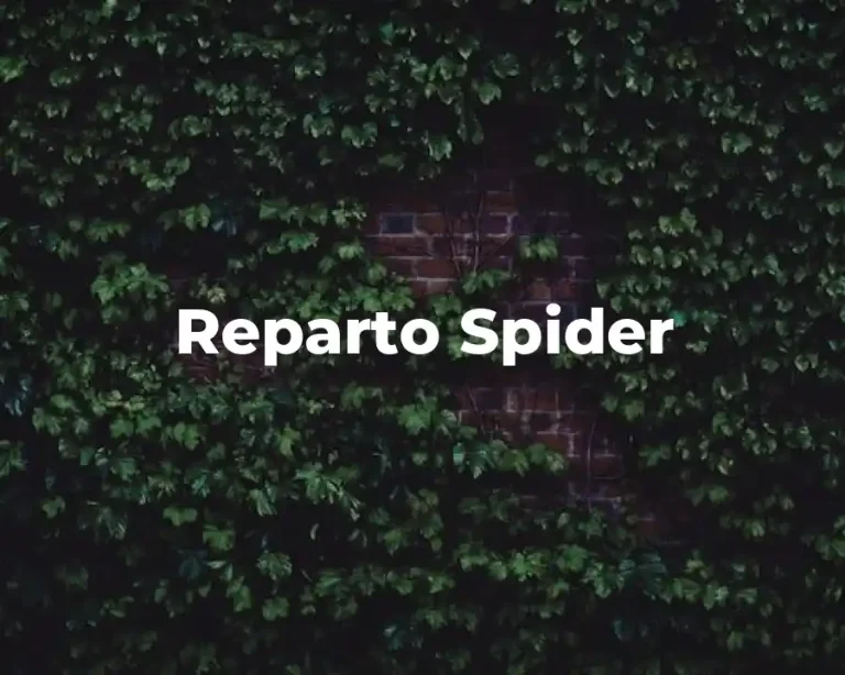 Reparto Spider