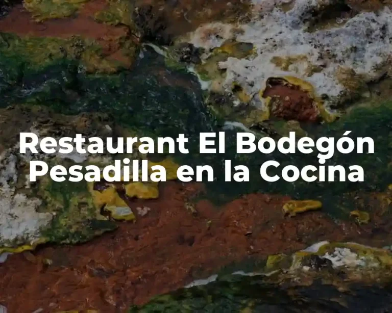 Restaurant El Bodegón Pesadilla en la Cocina