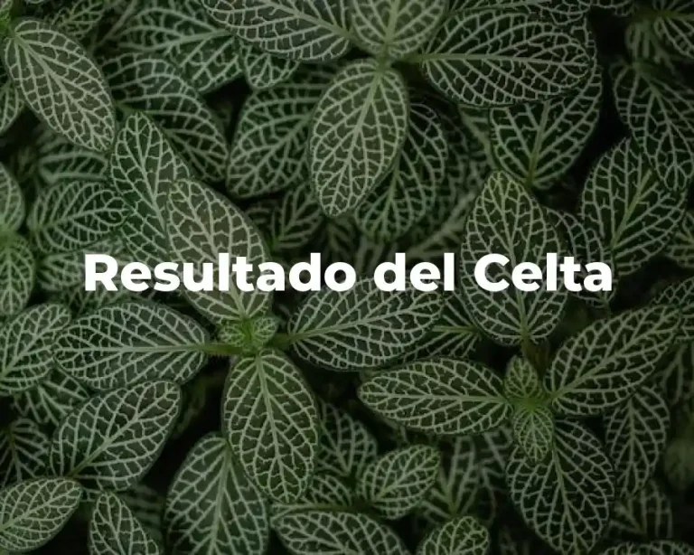 Resultado del Celta