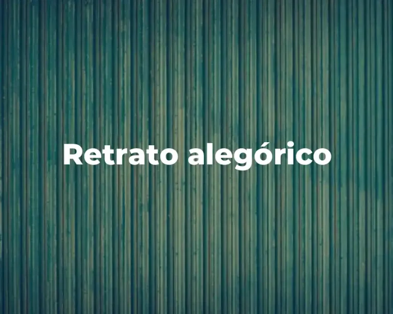 Retrato alegórico