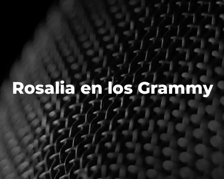 Rosalia en los Grammy