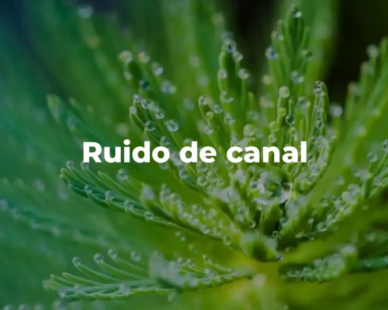 Ruido de canal