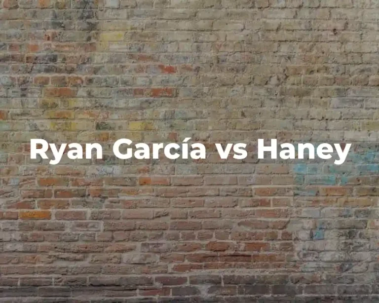 Ryan García vs Haney