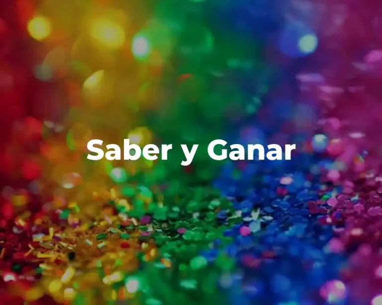 Saber y Ganar