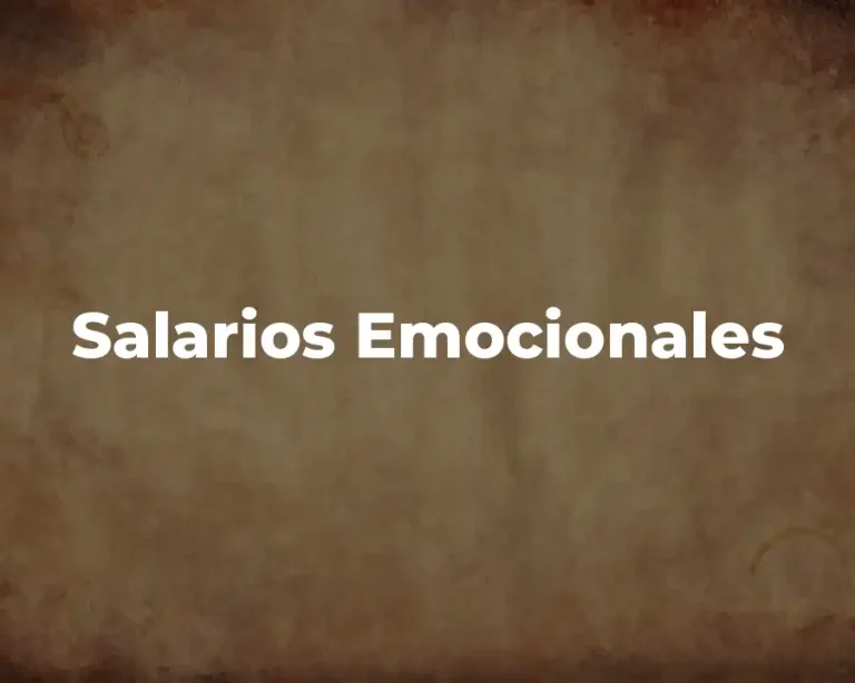 Salarios Emocionales