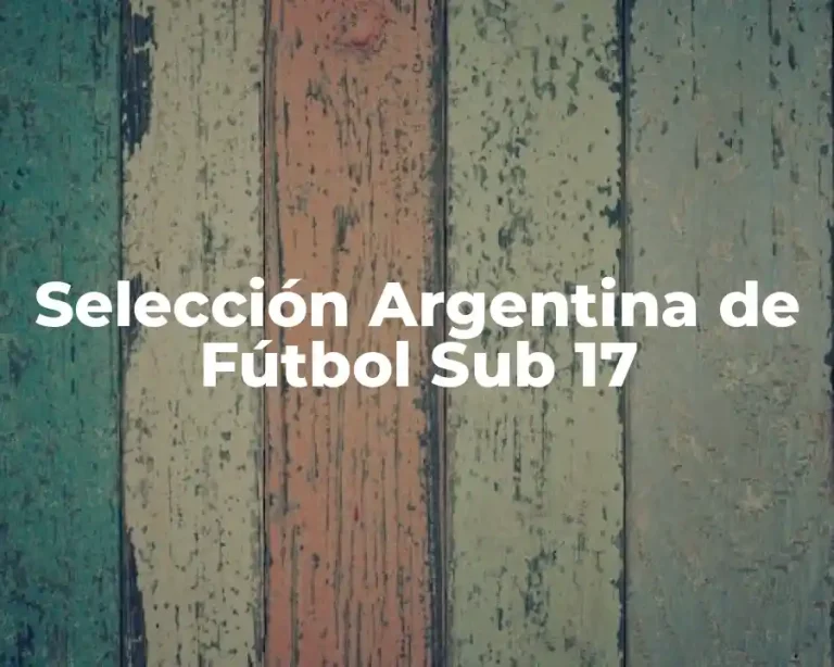 Selección Argentina de Fútbol Sub 17