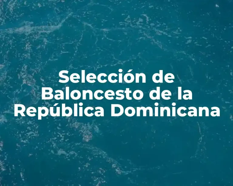 Selección de Baloncesto de la República Dominicana