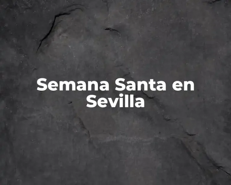 Semana Santa en Sevilla