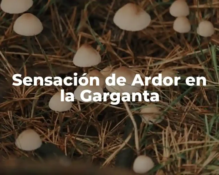 Sensación de Ardor en la Garganta