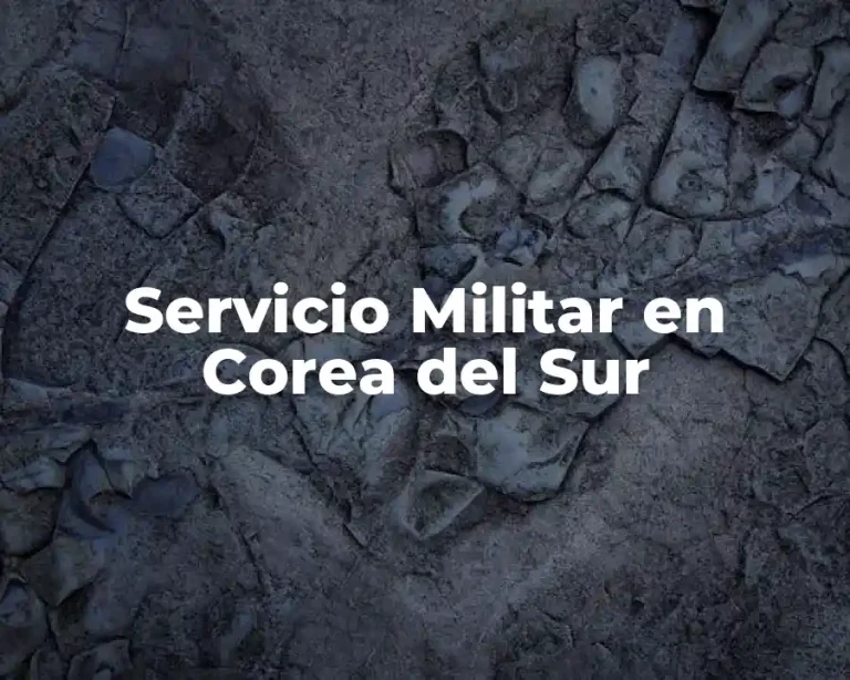 Servicio Militar en Corea del Sur
