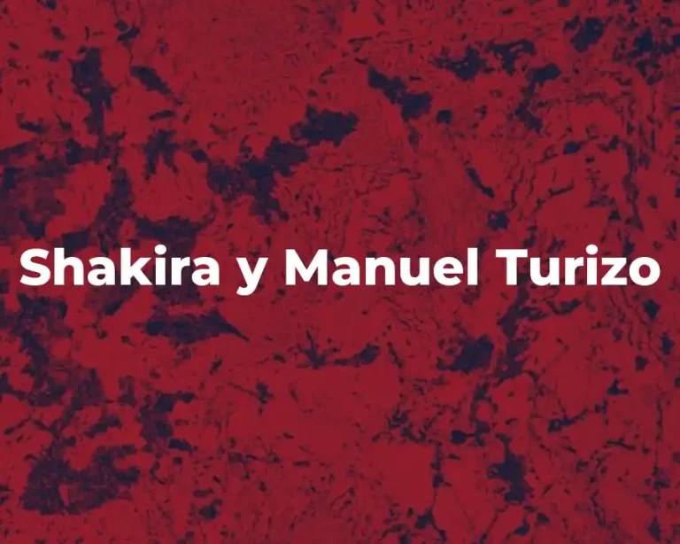 Shakira y Manuel Turizo