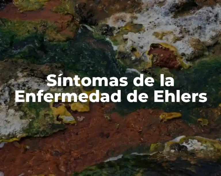 Síntomas de la Enfermedad de Ehlers
