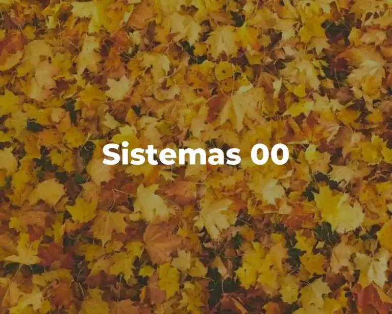 Sistemas 00