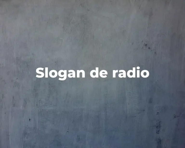 Slogan de radio