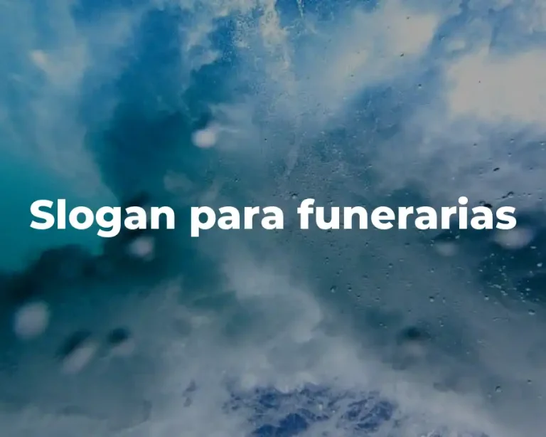 Slogan para funerarias