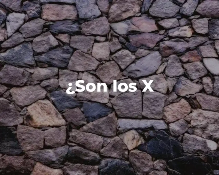 ¿Son los X