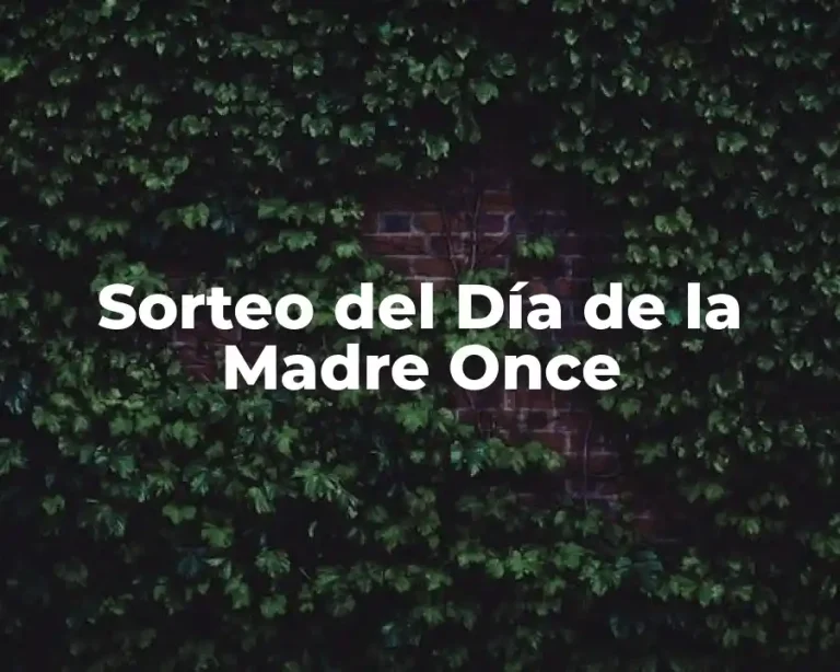 Sorteo del Día de la Madre Once