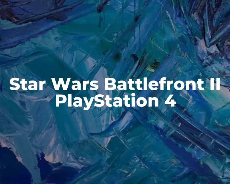 Star Wars Battlefront II PlayStation 4