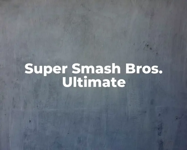 Super Smash Bros. Ultimate