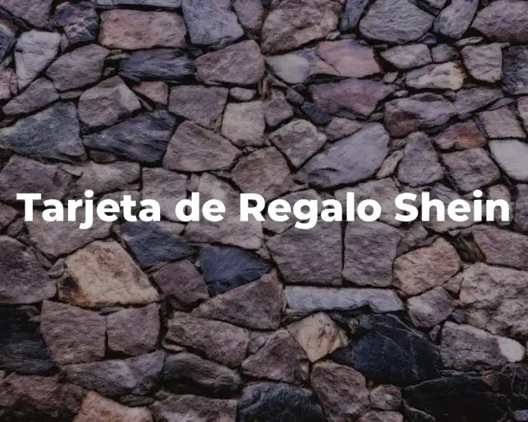 Tarjeta de Regalo Shein
