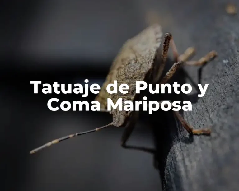 Tatuaje de Punto y Coma Mariposa