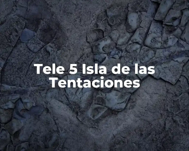 Tele 5 Isla de las Tentaciones