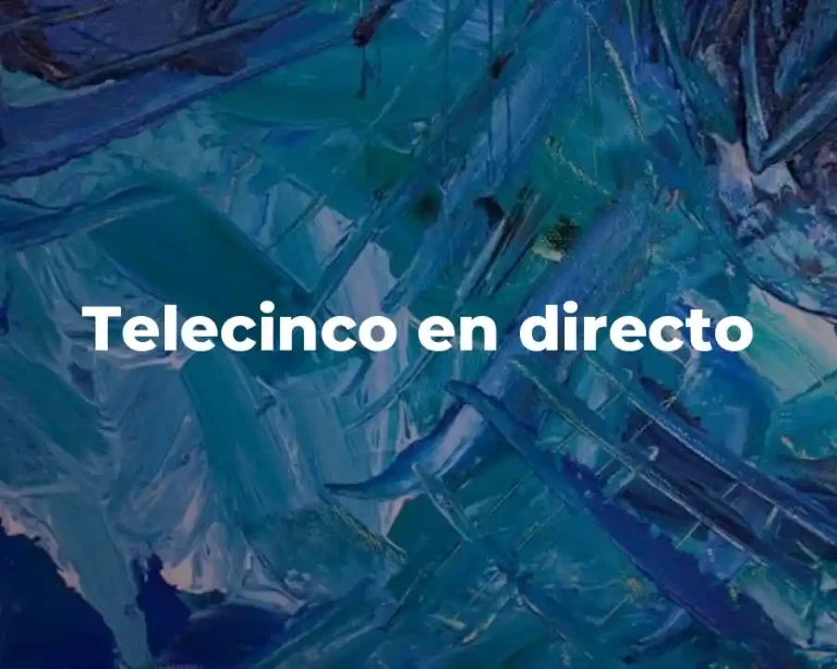 Telecinco en directo
